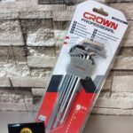 طـقـم ألـن هكس أكثر طـولا 9 قطع كراون CROWN T1.5mm – T10mm CPHOK-HMCX09