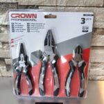 طقم بنس و قصافات 3 قطع كراون خدمة شاقة CROWN CPHPL-XB3