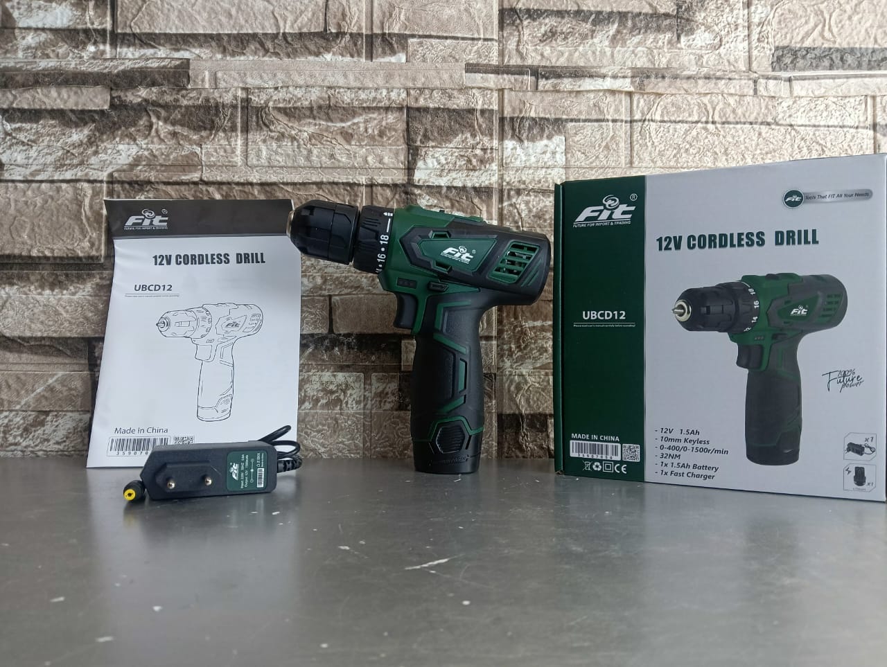 IMG-20250306-WA0001.jpg شنيور 12 فولت 1 بطارية 32 نيوتن Fit - الصورة 1